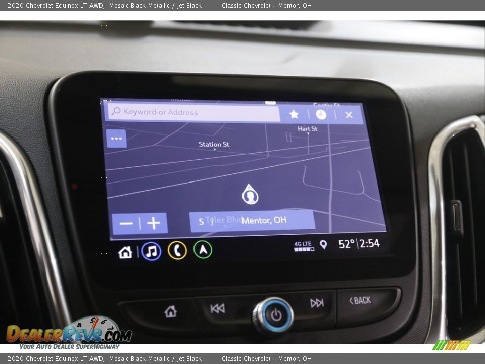 2020 Chevrolet Equinox LT AWD Mosaic Black Metallic / Jet Black Photo #12