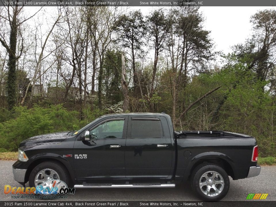 Black Forest Green Pearl 2015 Ram 1500 Laramie Crew Cab 4x4 Photo #1