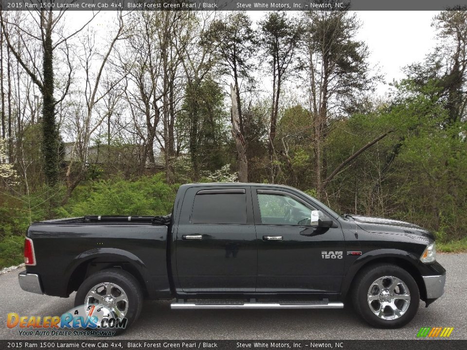 Black Forest Green Pearl 2015 Ram 1500 Laramie Crew Cab 4x4 Photo #5