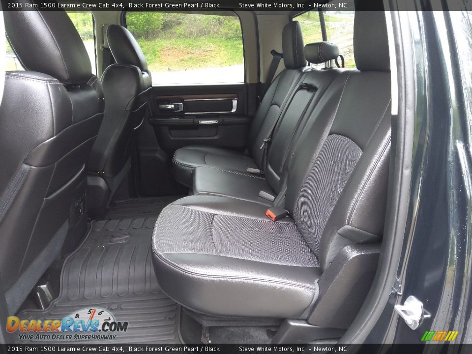 Rear Seat of 2015 Ram 1500 Laramie Crew Cab 4x4 Photo #14