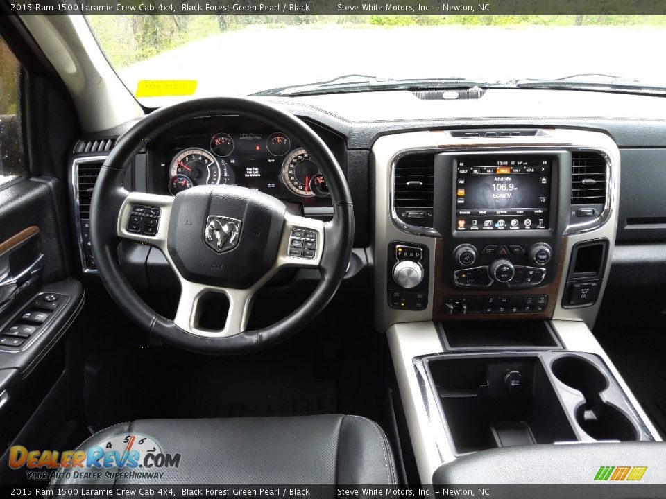 Dashboard of 2015 Ram 1500 Laramie Crew Cab 4x4 Photo #20