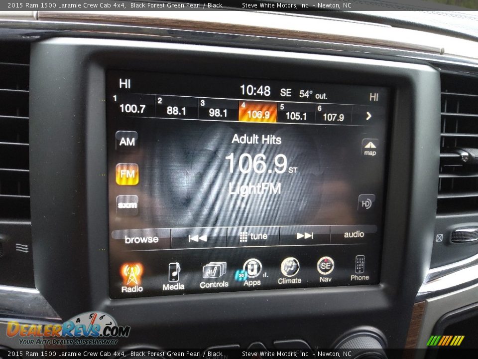 Audio System of 2015 Ram 1500 Laramie Crew Cab 4x4 Photo #25