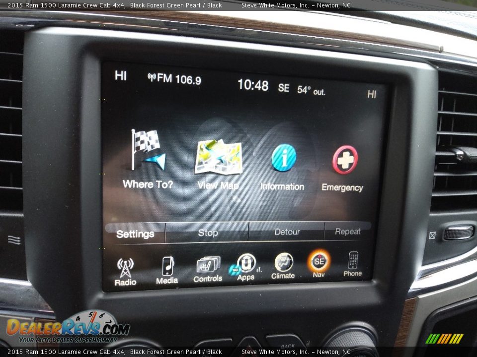 Controls of 2015 Ram 1500 Laramie Crew Cab 4x4 Photo #26