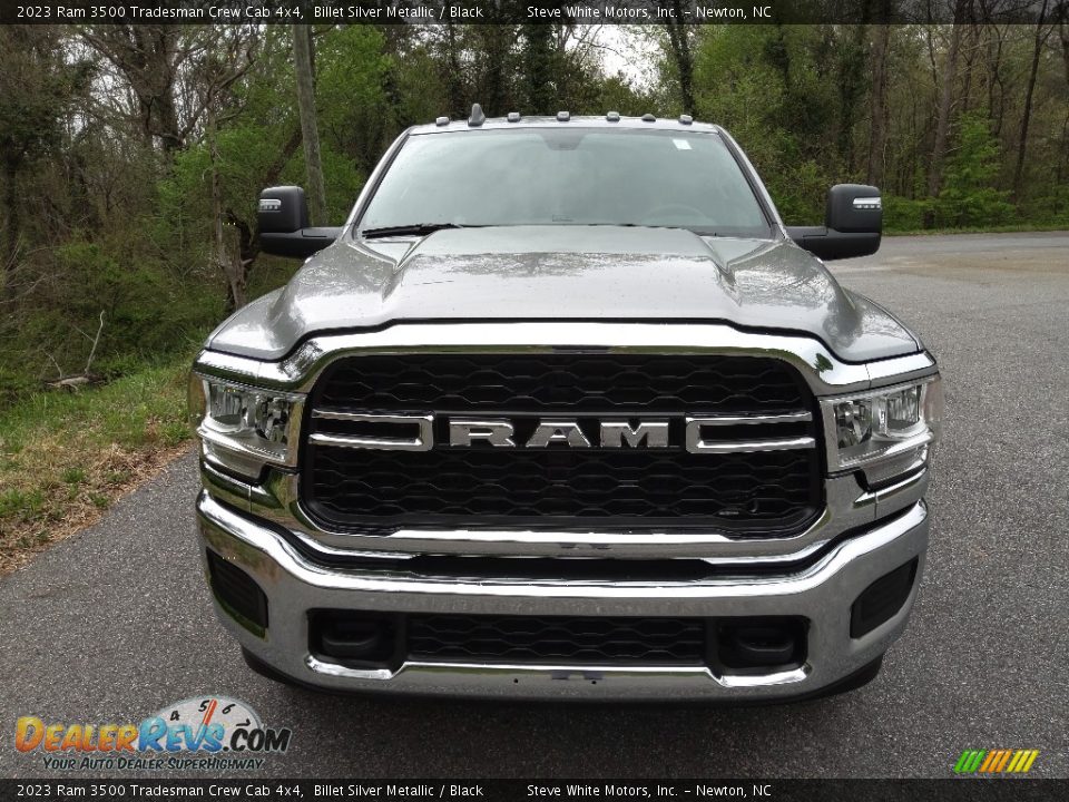 2023 Ram 3500 Tradesman Crew Cab 4x4 Billet Silver Metallic / Black Photo #3