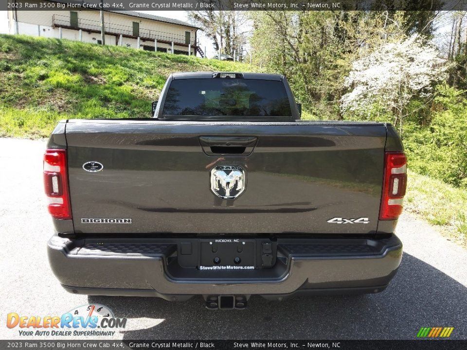 2023 Ram 3500 Big Horn Crew Cab 4x4 Granite Crystal Metallic / Black Photo #8