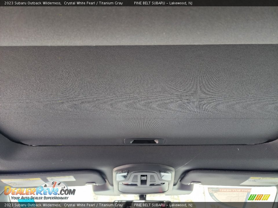 Sunroof of 2023 Subaru Outback Wilderness Photo #10