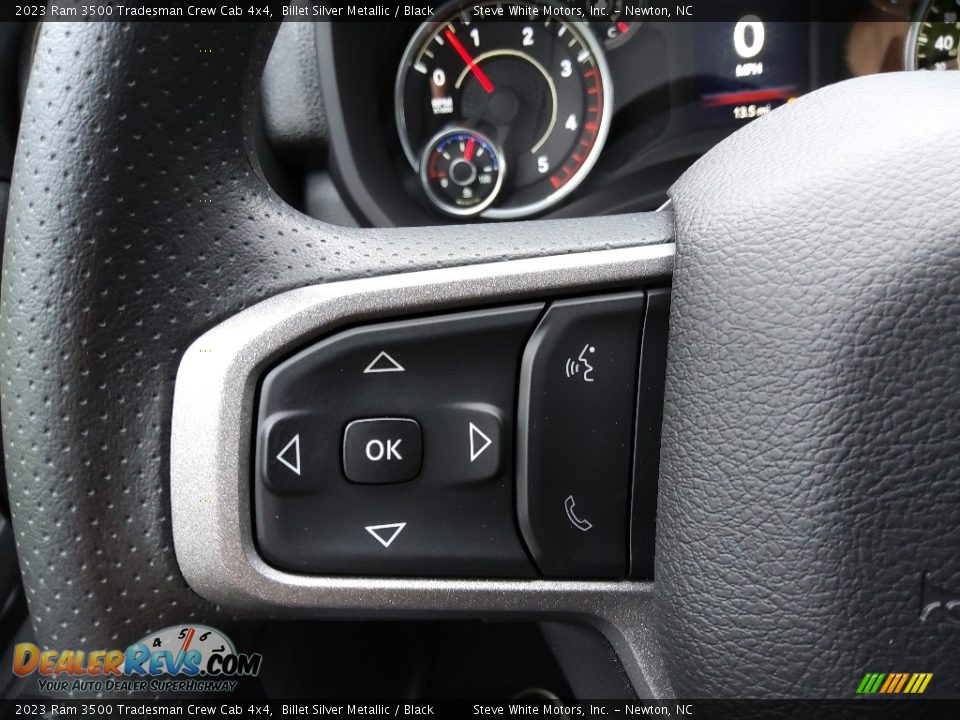 2023 Ram 3500 Tradesman Crew Cab 4x4 Billet Silver Metallic / Black Photo #18