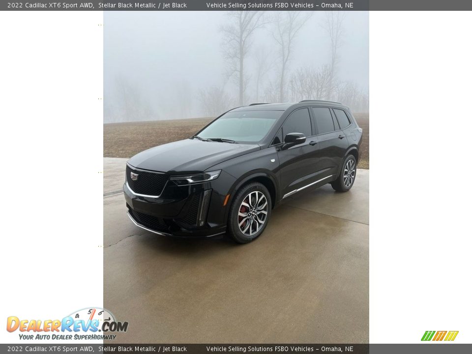 Stellar Black Metallic 2022 Cadillac XT6 Sport AWD Photo #1