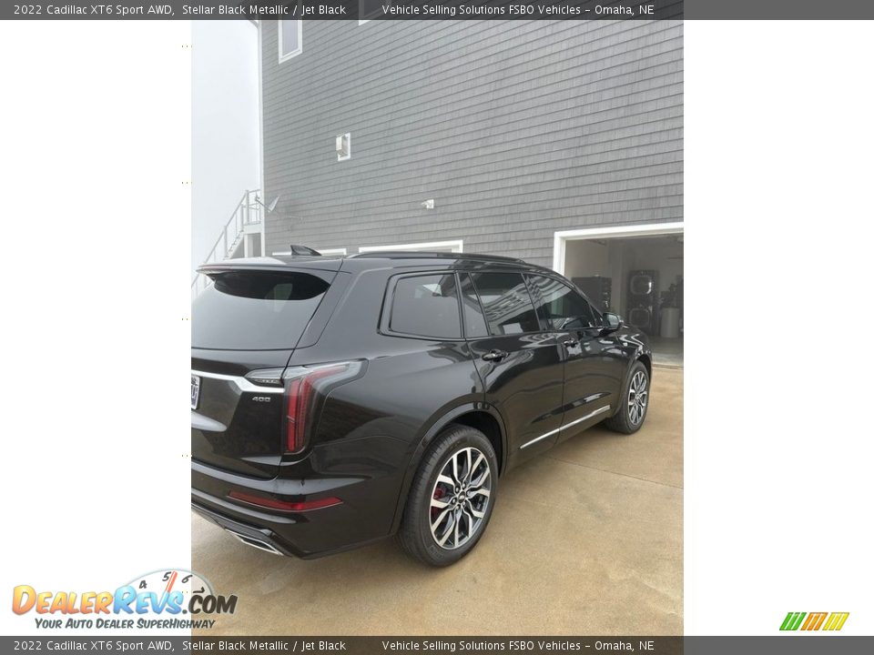 2022 Cadillac XT6 Sport AWD Stellar Black Metallic / Jet Black Photo #2