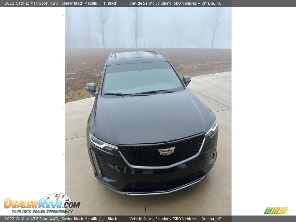 2022 Cadillac XT6 Sport AWD Stellar Black Metallic / Jet Black Photo #5