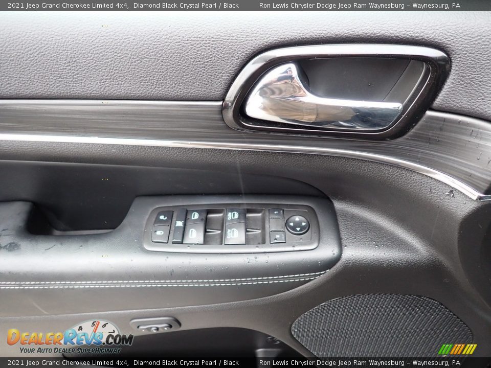 2021 Jeep Grand Cherokee Limited 4x4 Diamond Black Crystal Pearl / Black Photo #15
