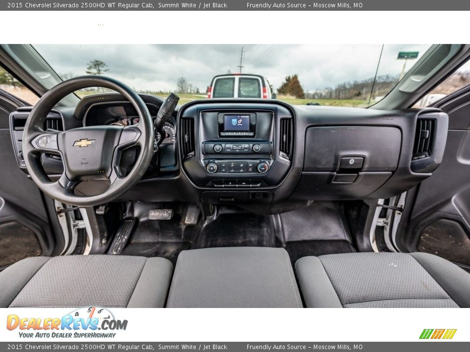 Dashboard of 2015 Chevrolet Silverado 2500HD WT Regular Cab Photo #10