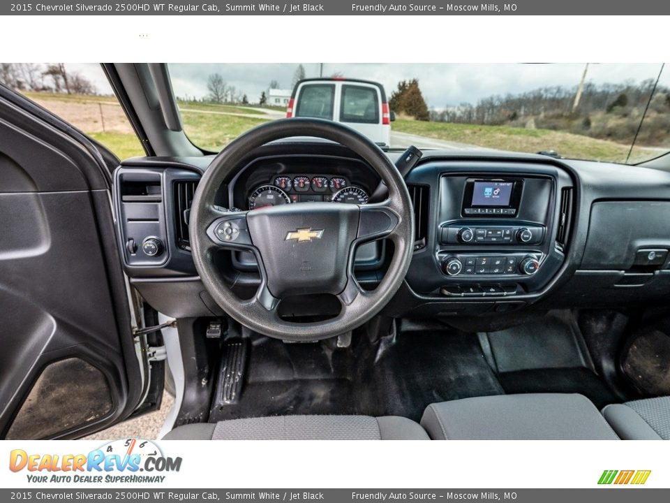 2015 Chevrolet Silverado 2500HD WT Regular Cab Summit White / Jet Black Photo #11