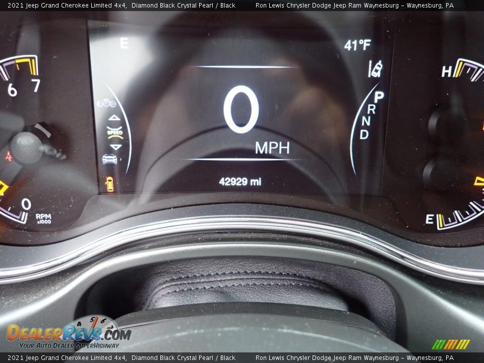 2021 Jeep Grand Cherokee Limited 4x4 Diamond Black Crystal Pearl / Black Photo #20