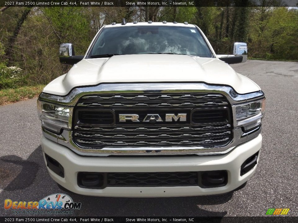 2023 Ram 2500 Limited Crew Cab 4x4 Pearl White / Black Photo #3