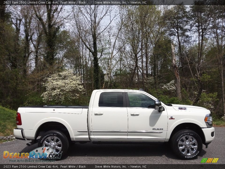 Pearl White 2023 Ram 2500 Limited Crew Cab 4x4 Photo #6