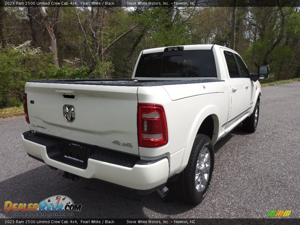 2023 Ram 2500 Limited Crew Cab 4x4 Pearl White / Black Photo #7