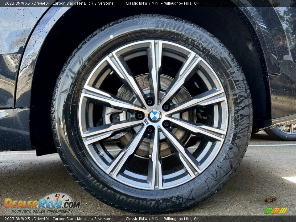 2023 BMW X5 xDrive40i Carbon Black Metallic / Silverstone Photo #2