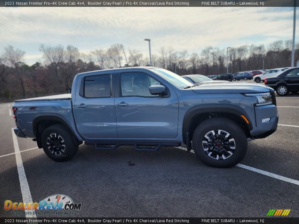 Boulder Gray Pearl 2023 Nissan Frontier Pro-4X Crew Cab 4x4 Photo #4