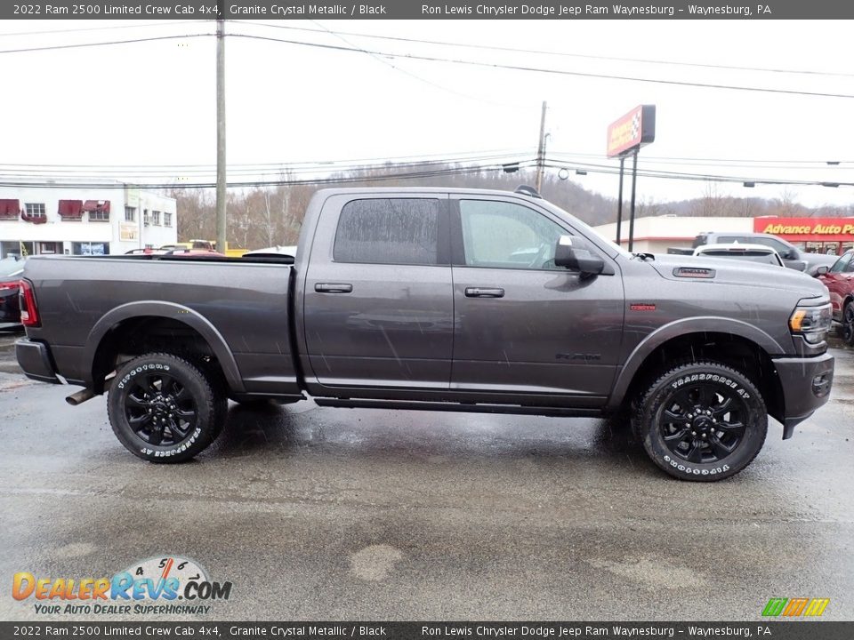 2022 Ram 2500 Limited Crew Cab 4x4 Granite Crystal Metallic / Black Photo #7