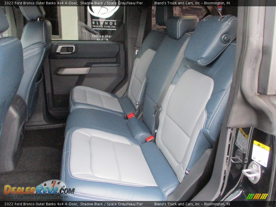 Rear Seat of 2022 Ford Bronco Outer Banks 4x4 4-Door Photo #8