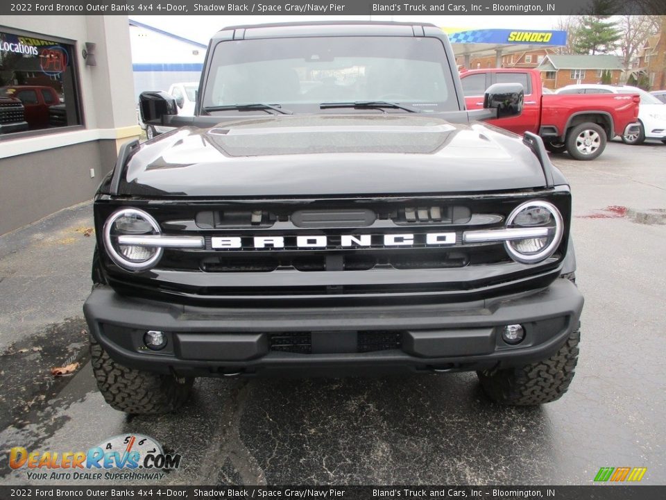 2022 Ford Bronco Outer Banks 4x4 4-Door Shadow Black / Space Gray/Navy Pier Photo #23