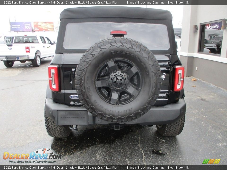 2022 Ford Bronco Outer Banks 4x4 4-Door Shadow Black / Space Gray/Navy Pier Photo #27