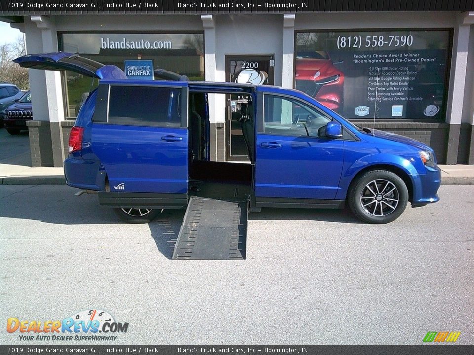 2019 Dodge Grand Caravan GT Indigo Blue / Black Photo #29