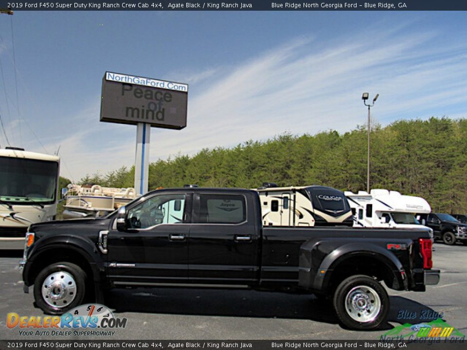 2019 Ford F450 Super Duty King Ranch Crew Cab 4x4 Agate Black / King Ranch Java Photo #2