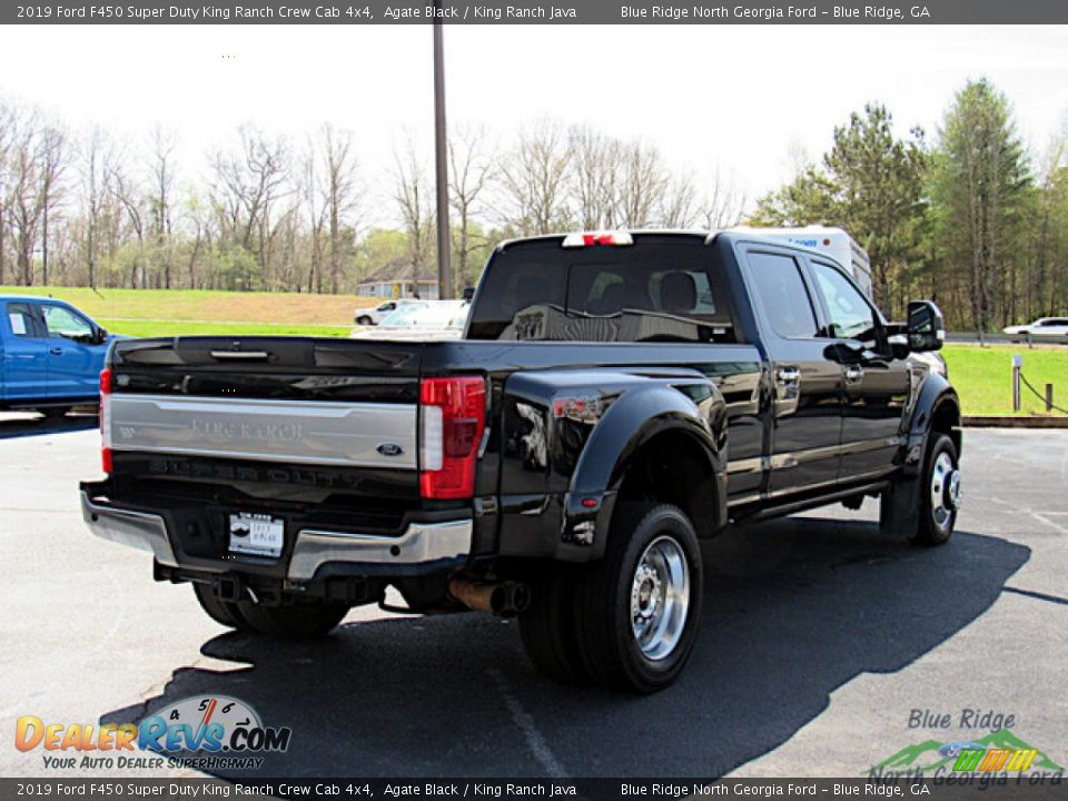 2019 Ford F450 Super Duty King Ranch Crew Cab 4x4 Agate Black / King Ranch Java Photo #5