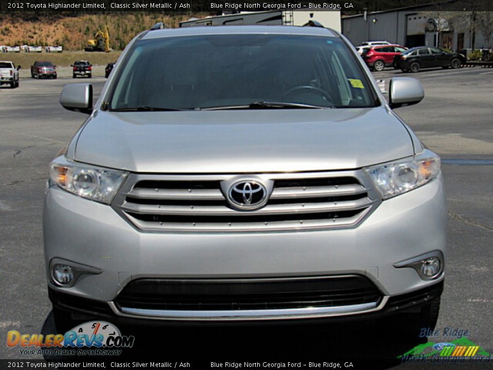 2012 Toyota Highlander Limited Classic Silver Metallic / Ash Photo #8