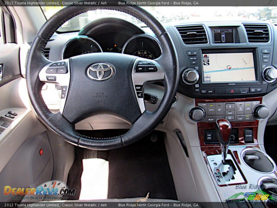 2012 Toyota Highlander Limited Classic Silver Metallic / Ash Photo #15