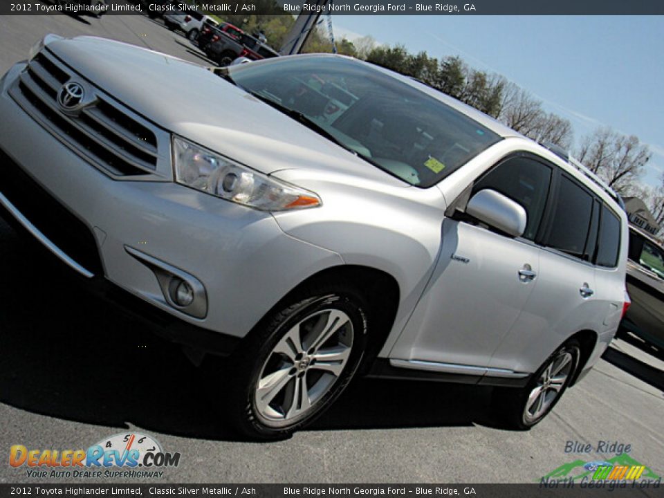 2012 Toyota Highlander Limited Classic Silver Metallic / Ash Photo #24