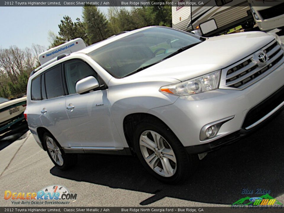 2012 Toyota Highlander Limited Classic Silver Metallic / Ash Photo #25