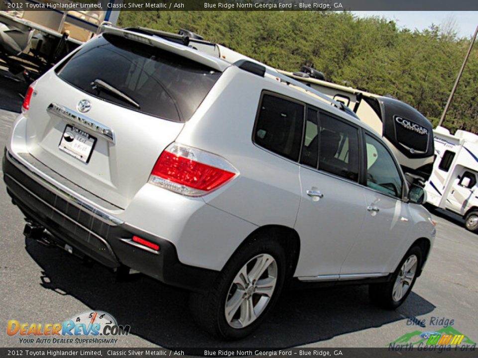 2012 Toyota Highlander Limited Classic Silver Metallic / Ash Photo #26