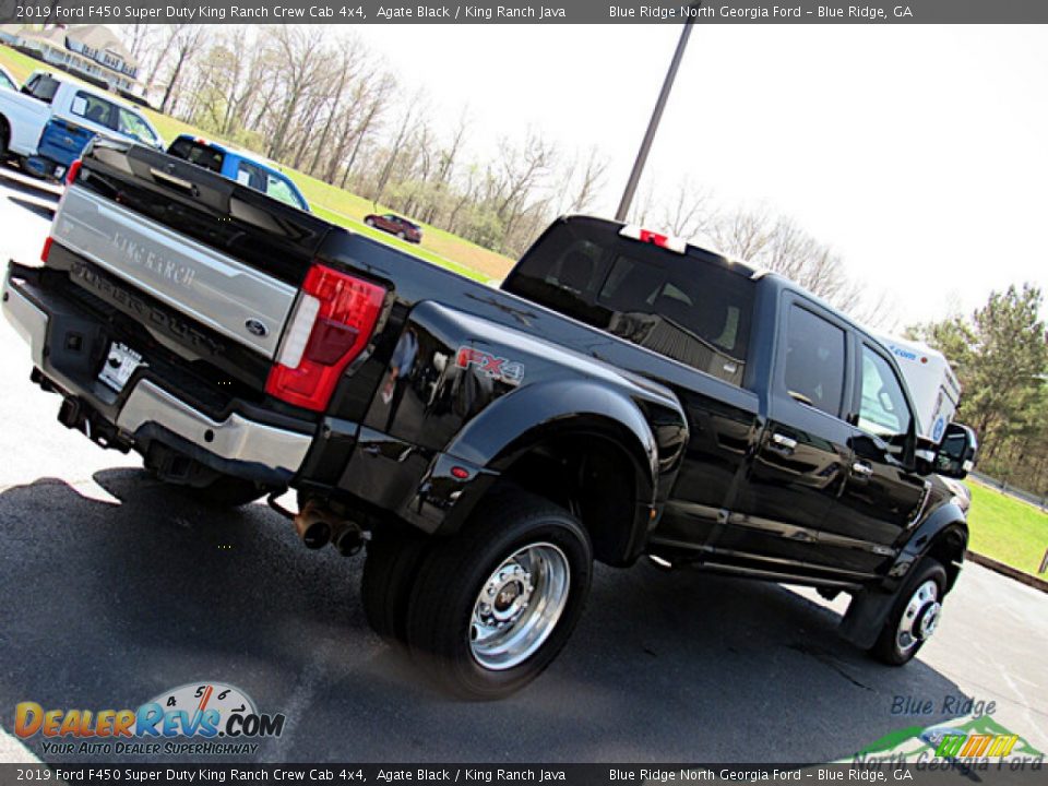 2019 Ford F450 Super Duty King Ranch Crew Cab 4x4 Agate Black / King Ranch Java Photo #29