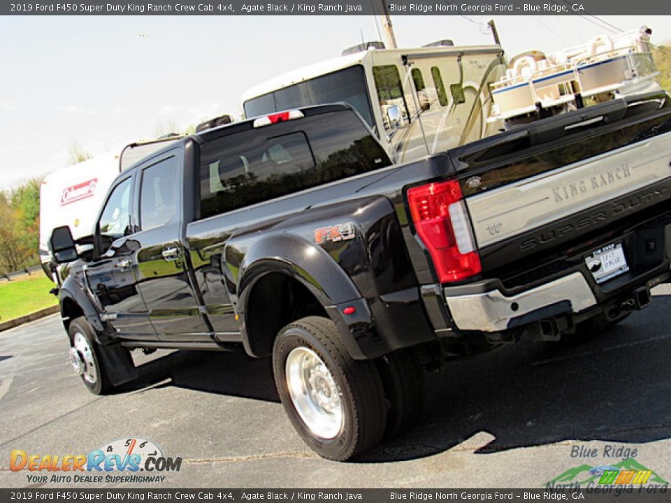 2019 Ford F450 Super Duty King Ranch Crew Cab 4x4 Agate Black / King Ranch Java Photo #30