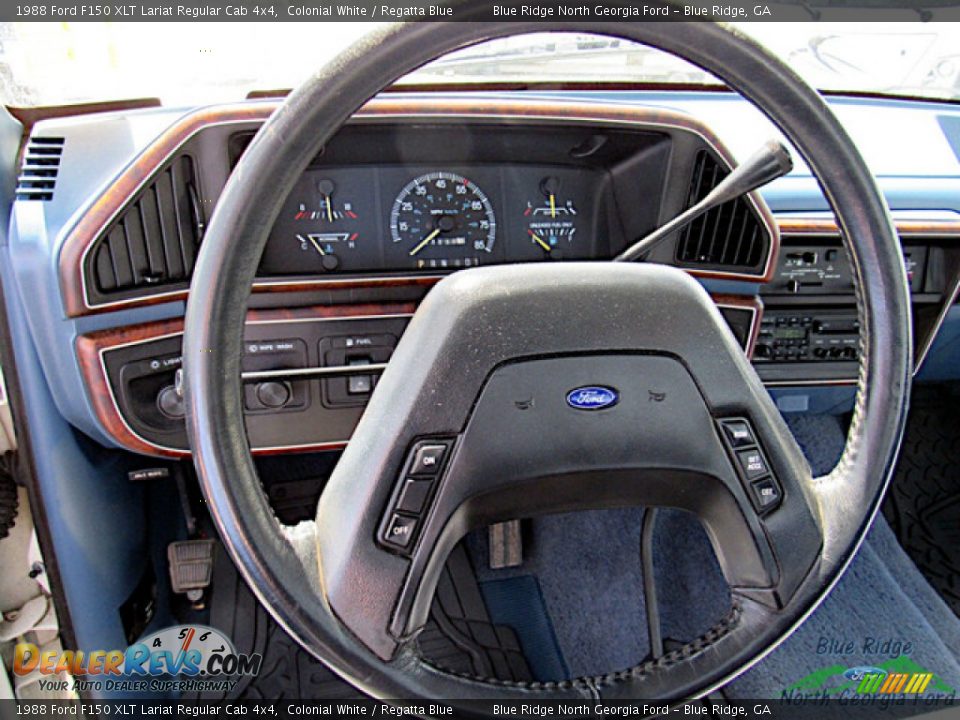 1988 Ford F150 XLT Lariat Regular Cab 4x4 Steering Wheel Photo #15