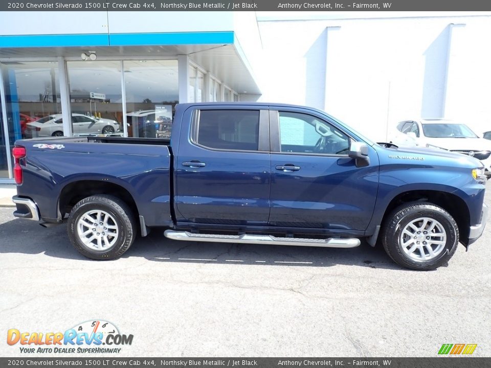 2020 Chevrolet Silverado 1500 LT Crew Cab 4x4 Northsky Blue Metallic / Jet Black Photo #2