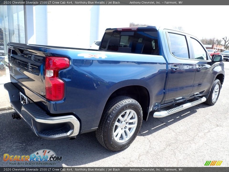 2020 Chevrolet Silverado 1500 LT Crew Cab 4x4 Northsky Blue Metallic / Jet Black Photo #3