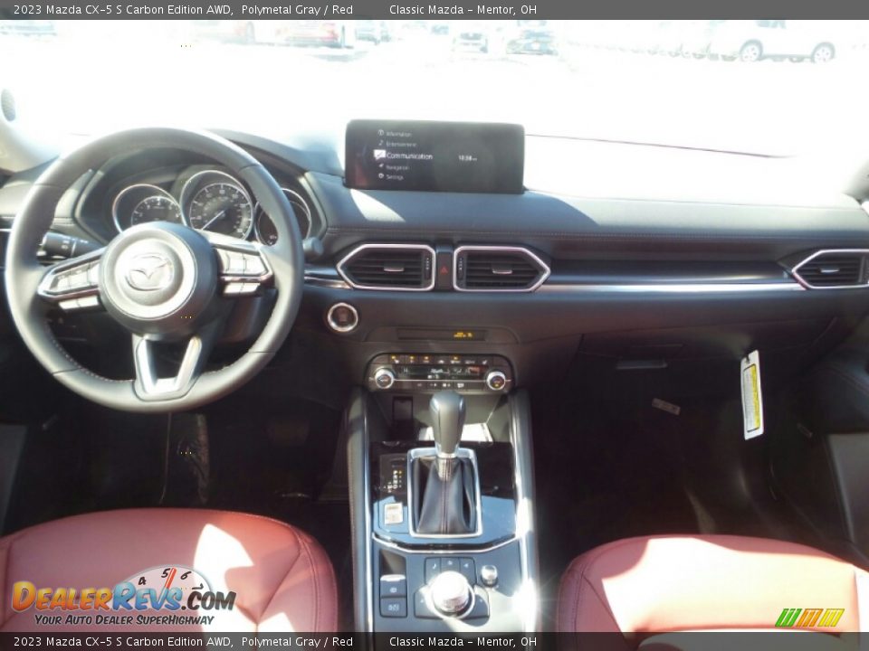 2023 Mazda CX-5 S Carbon Edition AWD Polymetal Gray / Red Photo #3
