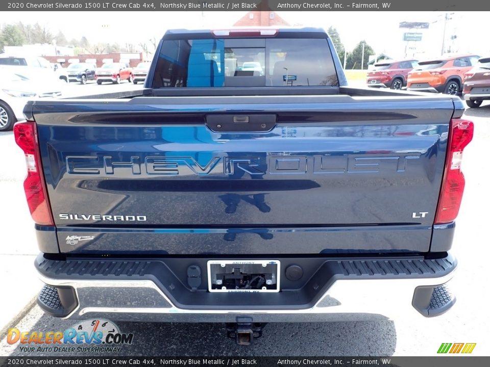 2020 Chevrolet Silverado 1500 LT Crew Cab 4x4 Northsky Blue Metallic / Jet Black Photo #4