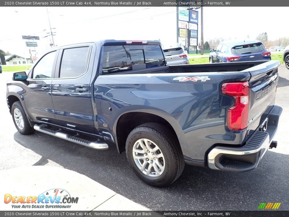 2020 Chevrolet Silverado 1500 LT Crew Cab 4x4 Northsky Blue Metallic / Jet Black Photo #6