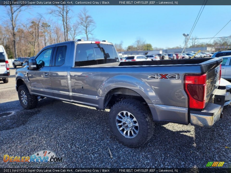 Carbonized Gray 2021 Ford F250 Super Duty Lariat Crew Cab 4x4 Photo #6