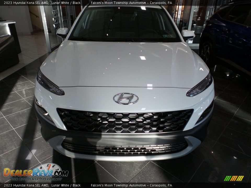 2023 Hyundai Kona SEL AWD Lunar White / Black Photo #7