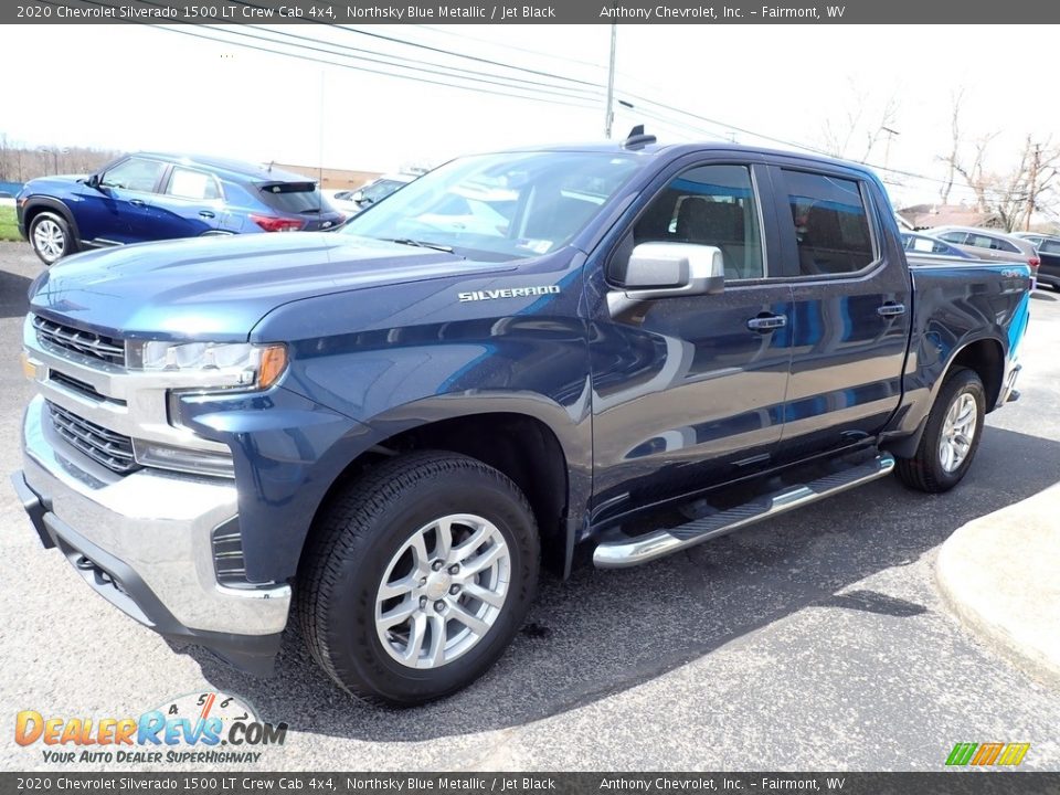 2020 Chevrolet Silverado 1500 LT Crew Cab 4x4 Northsky Blue Metallic / Jet Black Photo #8