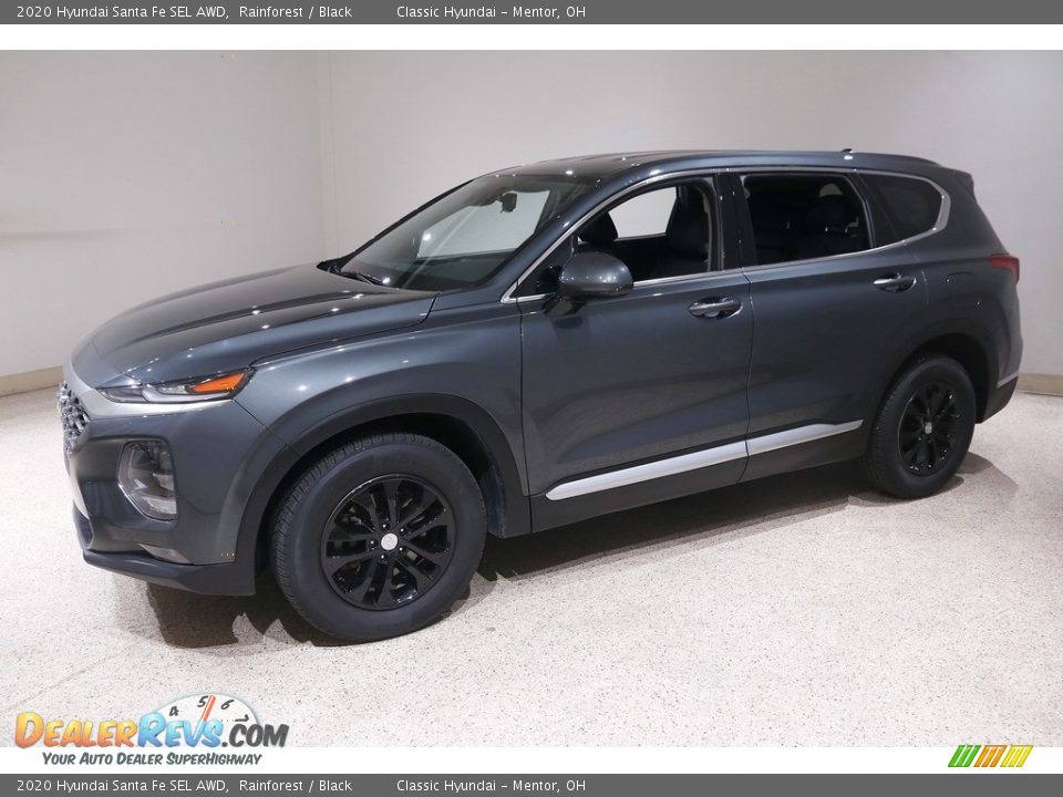 2020 Hyundai Santa Fe SEL AWD Rainforest / Black Photo #3