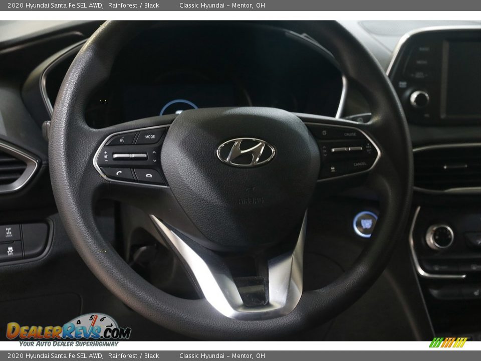 2020 Hyundai Santa Fe SEL AWD Rainforest / Black Photo #7
