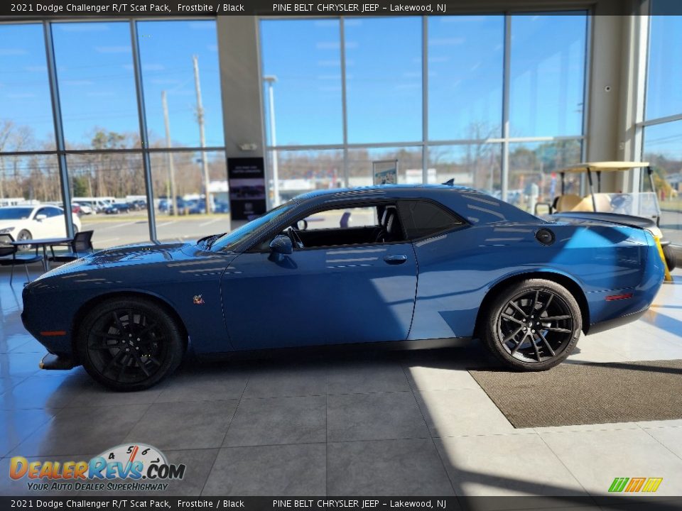 2021 Dodge Challenger R/T Scat Pack Frostbite / Black Photo #8