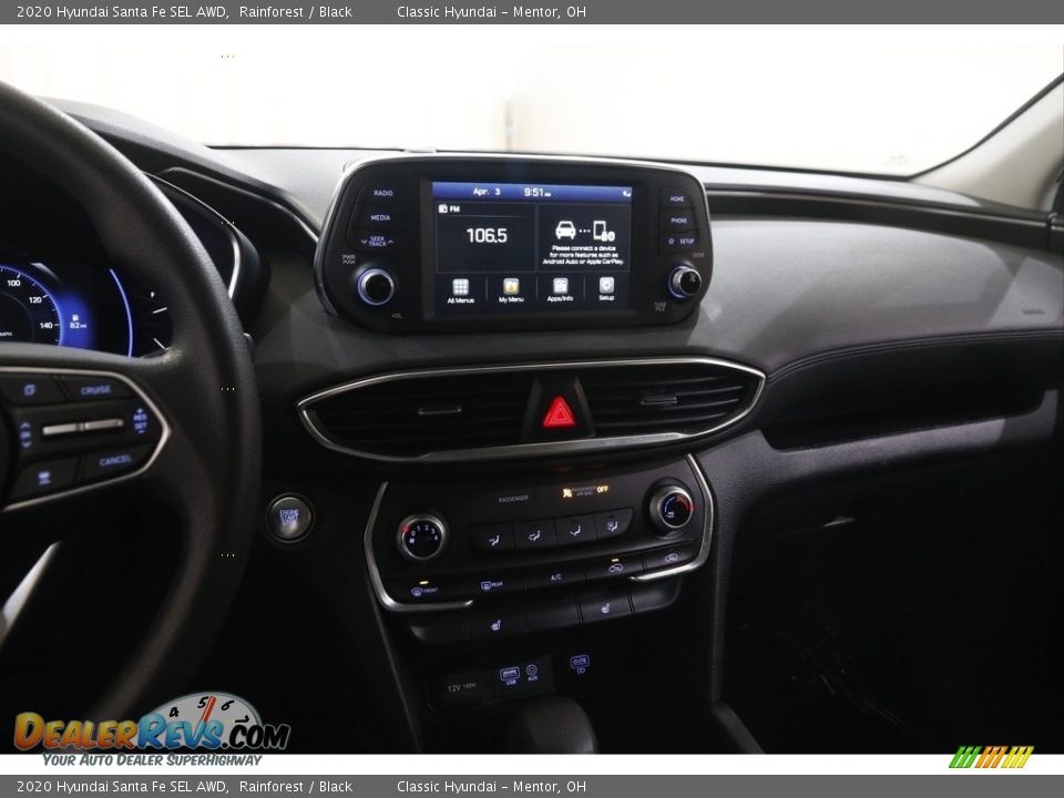 2020 Hyundai Santa Fe SEL AWD Rainforest / Black Photo #9